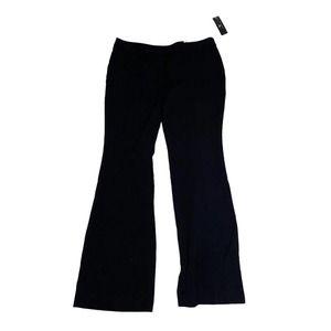 Worthington Women’s Black Trouser Polyester Blend Stretch Boot Cut Dress Pant 12